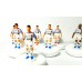Subbuteo Andrew Table SoccerPanionios 2017-18 away kit on Classic Hasbro Bases